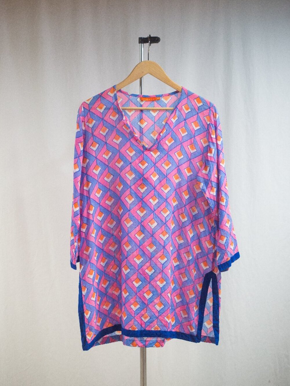 Oliphant 100% Cotton Lightweight Colorful Tunic Top